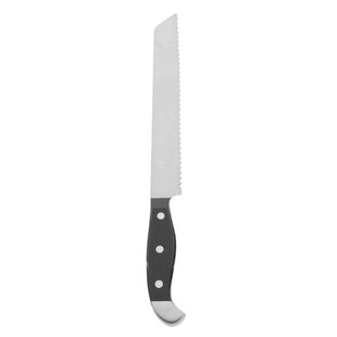 faderic Steak Knives Set of 8, Full-Tang Triple Rivet Stainless Steel  Serrated Steak Knives, Black,4.5 In Sharp Blade, For Kitchen Restaurant