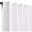 Rideaux à double couche en coton blanc (108 po x 50 po) - Filtration de la lumière-342533689