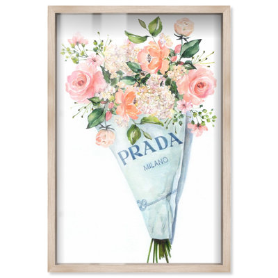 Doll Memories - A World of Flowers Shadowbox Print Fashion Wall Art by Art Remedy