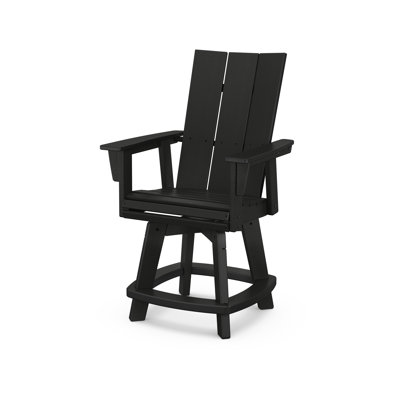 Chaise de comptoir pivotante Modern Curveback Adirondack