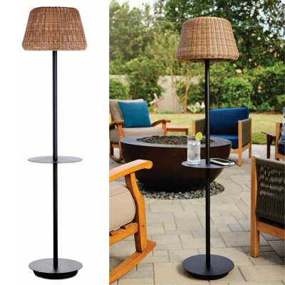Solar Outdoor Floor Lamp Cordless Waterproof Rechargeable