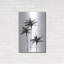 Art mural en métal luxueux «Dark Palms 2» par Chris Paschke-102873017