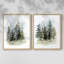 Impression encadrée Washy Treeline I-Premium - prête à être accrochée - aucun clou requis - aucun clou requis-1760709718-1760709716