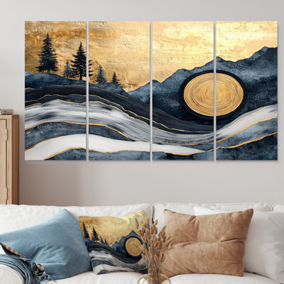 Émeraude et rivière de cristal dans la forêt IV - décoration murale forêt - art mural traditionnel