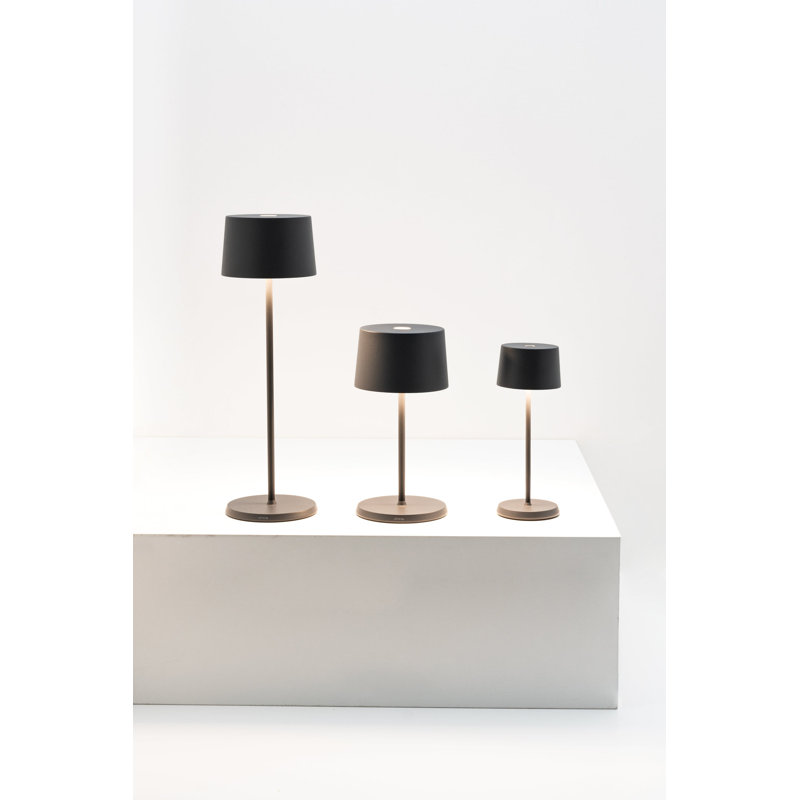 Olivia Pro Micro Table Lamp, Dark Gray