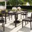 Martha Stewart Bedford 62" Outdoor Rattan Wicker Patio Table with Engineered Wood Top-109713832
