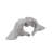Millsap Ceramic Hand Heart Sculpture -859410193