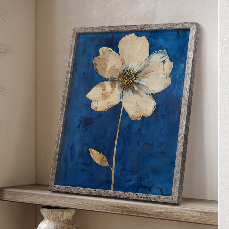 Impression encadrée FLORAL Series L XXVII - bois massif, H 21 po x l 17 po
