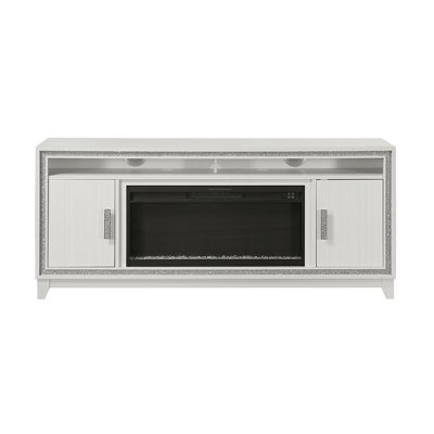 White 72 Inch Fireplace