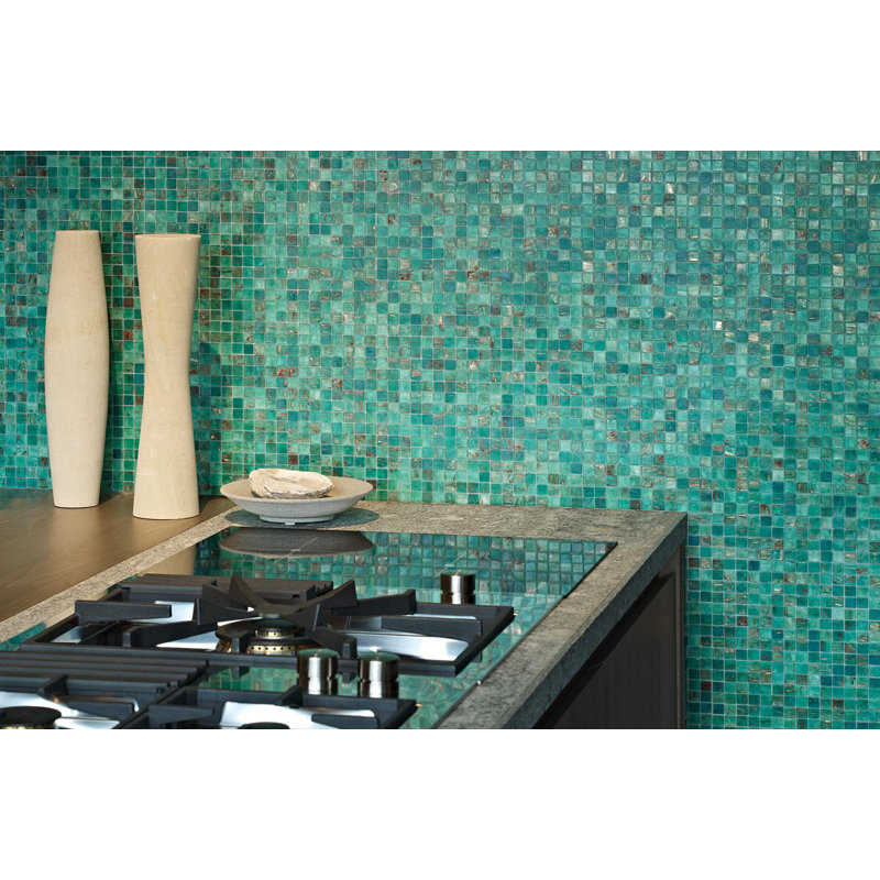 Maldive 5/8" x 5/8" Glass Mosaic