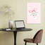 Pink Ribbon Baby Verse Abstract Contemporary Wall Art Print-2137406899