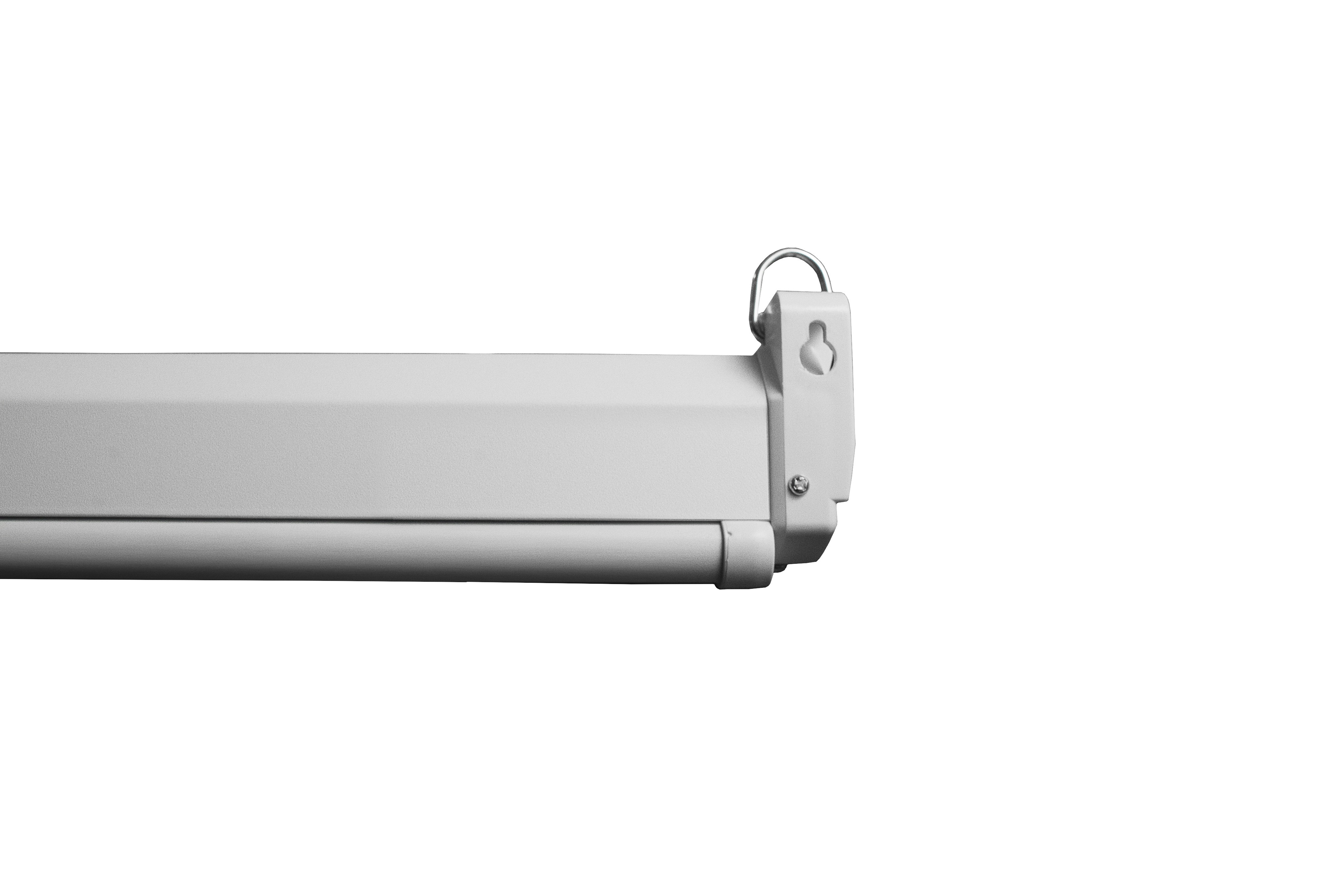 INMOZATA Pull Down Projector Screen 100 Inch/221x124cm Wall & Ceiling Projector Screen With 16:9 Ratio Matte White Screen For Home School Cinema Theater Outdoor Indoor Public Display-White Frame