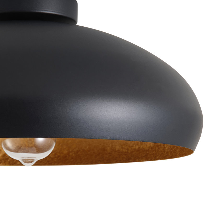 1-lamp Sand Black Adjustable Iron Ceiling Light