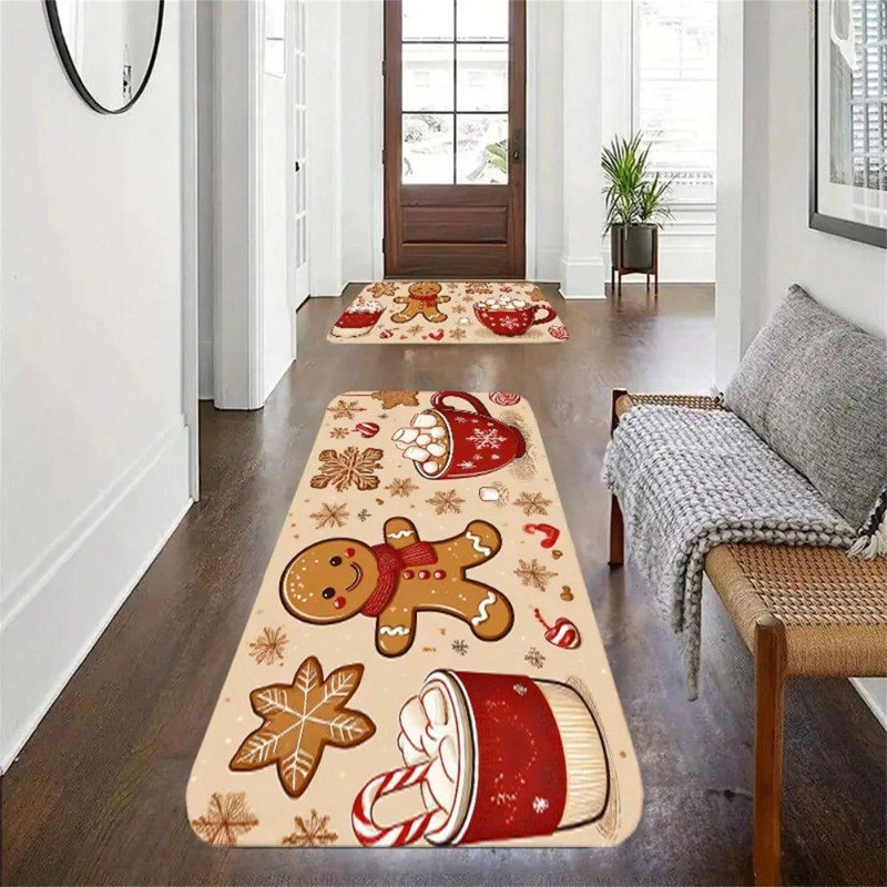 Tapis de sol 3 pièces Cozy Christmas Gingerbread