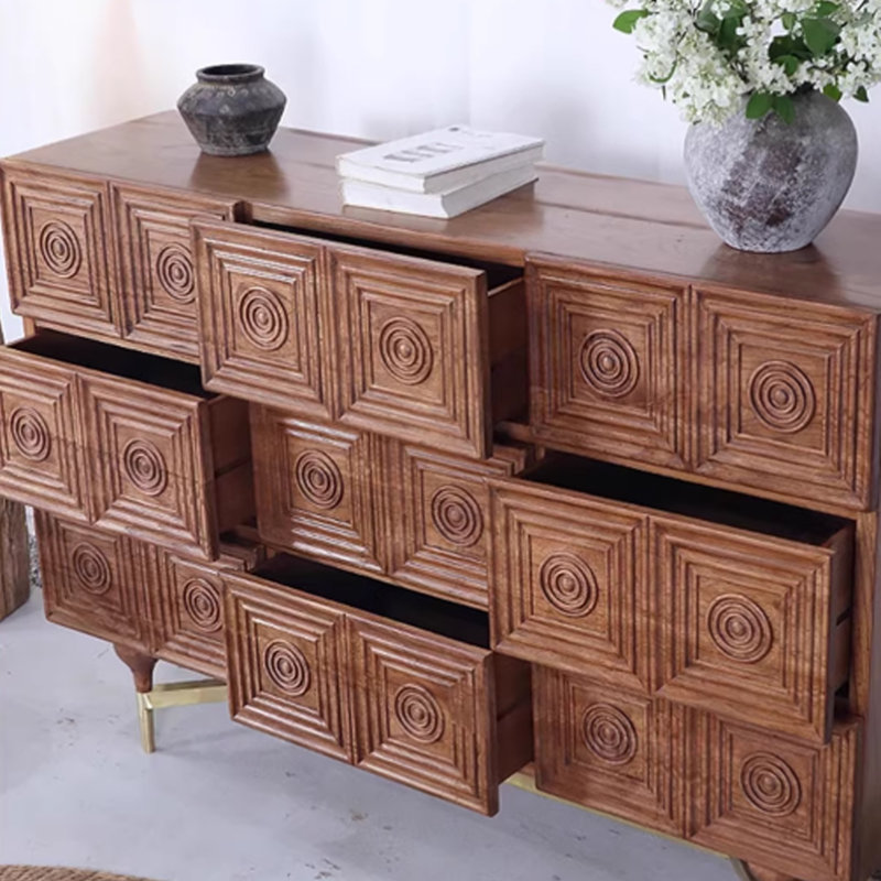 Buffet vintage français, Brun