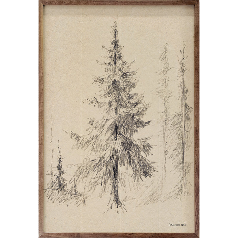 «Elegant Pine II» par Danhui Nai, H 8 po x l 5 po