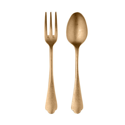 Ensemble de service (fourchette et cuillère) MEPRA Dolce Vita