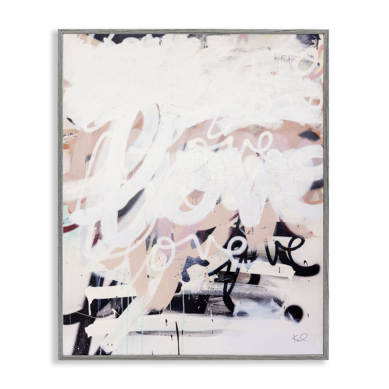 «Urban Graffiti Love», art giclée par Kent Youngstrom, Estampe numérique Farmhouse, H 30 po x l 24 po