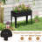 Raised Garden Bed Elevated Metal Planter Box With Legs Drainage Holes Gardening Box-1280374932