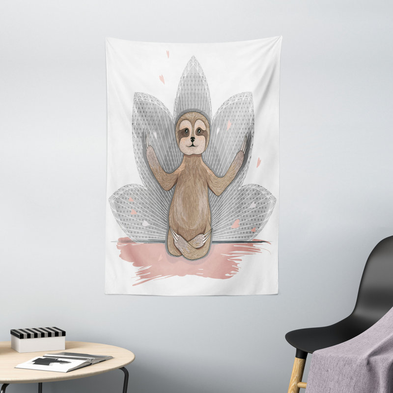 Tapisserie en polyester polyester paresseux, H 60 po x l 40 po