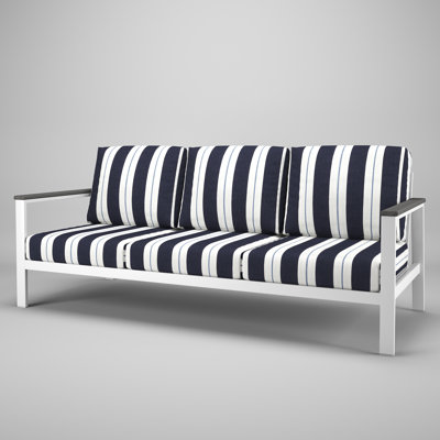 Townsend Metal Outdoor Sofa With Sunbrella Cushion