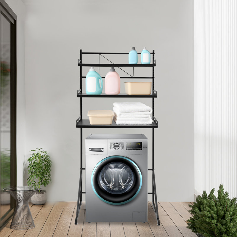63.3X27.1X15.7” Adjustable Washing Machine Storage Rack