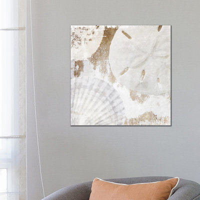 White Shells I by Irena Orlov - 1 Piece Wrapped Canvas Painting