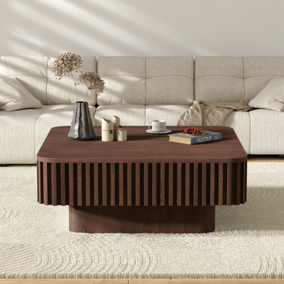 Brasen 35.5" Modern Square Coffee Table,Lift Top Coffee Tables with Storage for Living Room,Quick Assembly