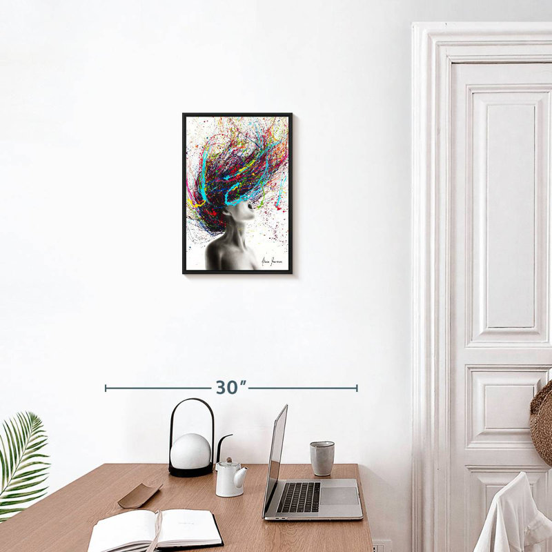 The Edge, 13 po x 19 po, Cadre flottant noir
