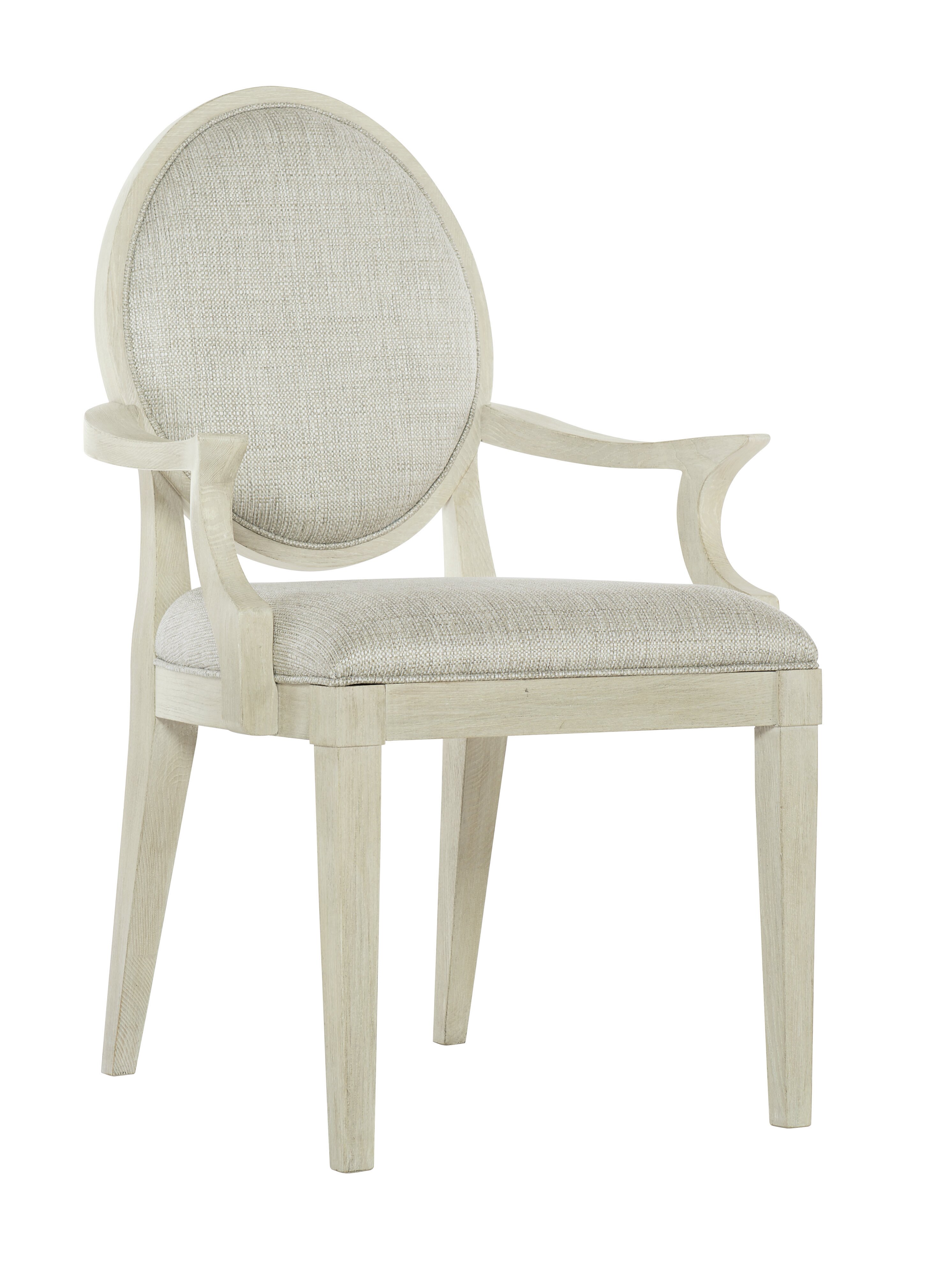 Woodbridge Furniture Ovale Linen King Louis Back Arm Chair - ShopStyle