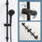 Solid Brass High-Flow Wall Mounted Tub Shower Faucet Set, Single Handle Shower Trim Kit With Handheld Shower