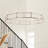 6 - Light Steel Dimmable Drum Chandelier-1440043476