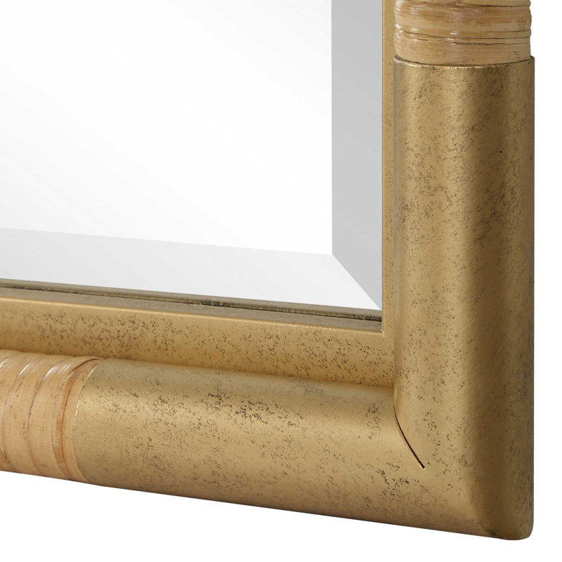 Uttermost Kampar Full Length Rattan Tall Mirror