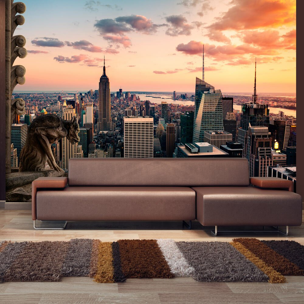 Tapete New York: Skyscrapers and Sunset 2,8 m x 400 cm