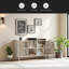 Armoire en bois massif de style Mid-Century avec porte coulissante rustique pour salon