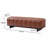 PU Upholstered Bench with Rubber Wood Legs, 250lbs Stable Leisure Bench for Bed End Dining Room Bedroom-128998237