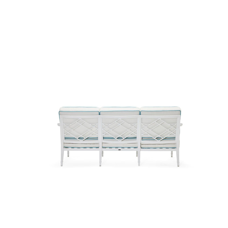 Canapé Tuoro By Alexa Hampton, Étain, Lin pierre