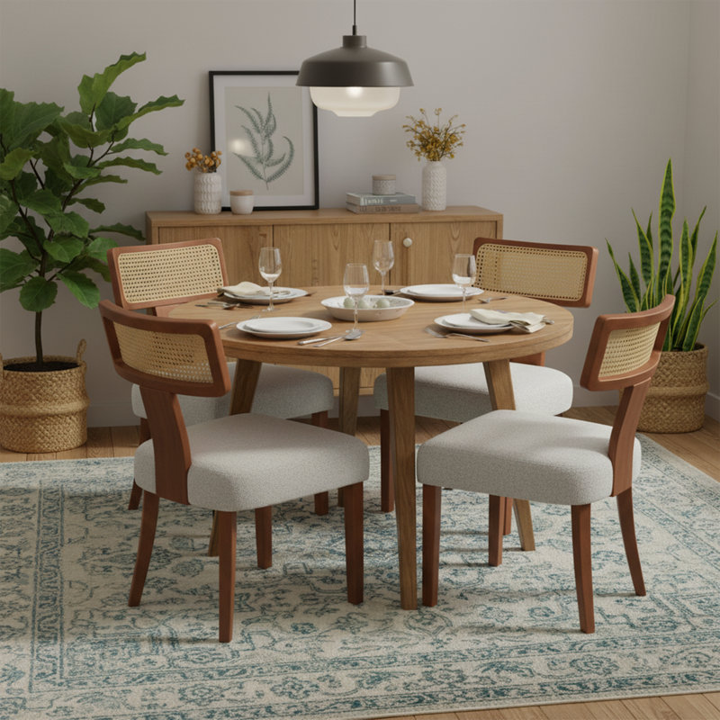 Solid Dining Chair, Walnut