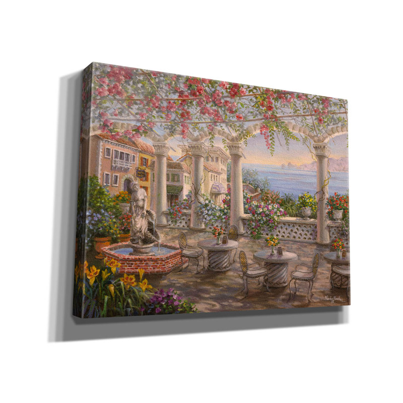 «Epic Graffiti», salle à manger sur la terrasse, par Nicky Boehme, art mural sur toile, 34 po x 26 po, H 26 po x l 34 po