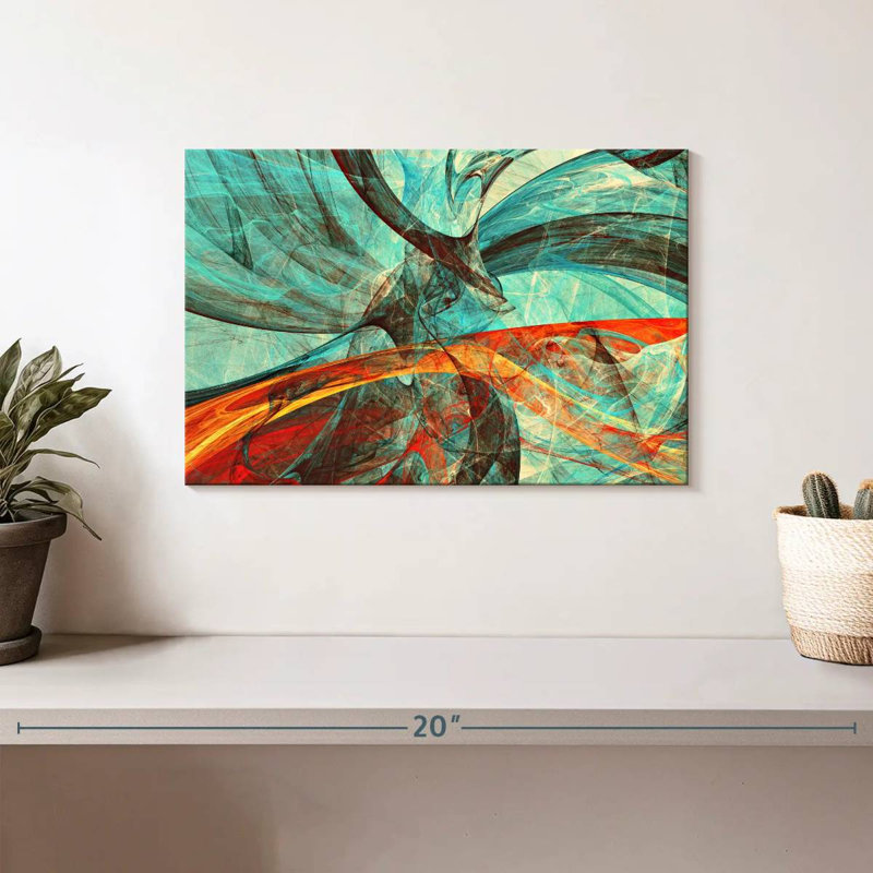 Avery Jade Topaz dynamique abstrait, H 8 po x l 12 po