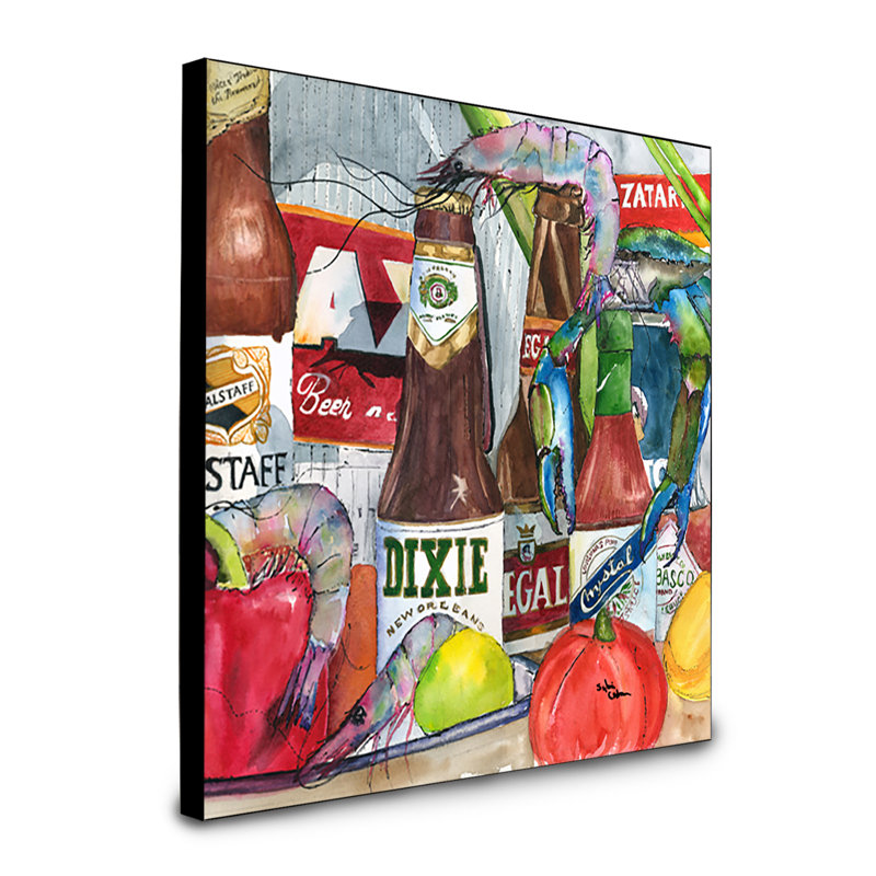 Panneau mural d’art pour les bières et épices de la nouvelle-orléans Corktown