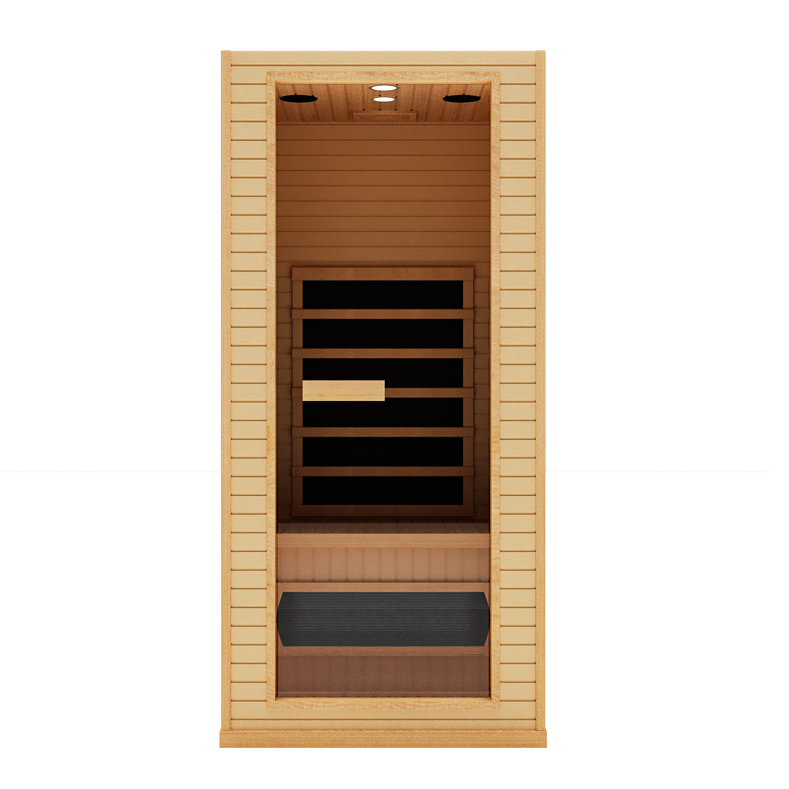 EROMMY Single Sauna, Low Emf Far Infrared Sauna, Home Spa Sauna With Bluetooth Speaker