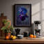 Iris in Lavender Botanical - Framed Print-1064487076-1064487079