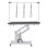 Table de toilettage hydraulique pour chien de 43,3 po avec hauteur réglable de 22 po à 38,6 po, surface antidérapante, base Z-Lift et accoudoir sans cordon