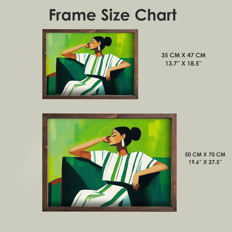 Stunning Decorative Framed MDF Painting, 13.8 x 18.5 x 0.8 inches | 100% MDF with 3 mm Thickness, Elegant Pine Wood Frame | UV Printed Artwork for Home Decor, Perfect for Living Room & Bedroom Accent