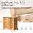 Elfine Transitional 28"W Curved 3-Drawer End Table with Charging Station and Simple Assembly-1115569625