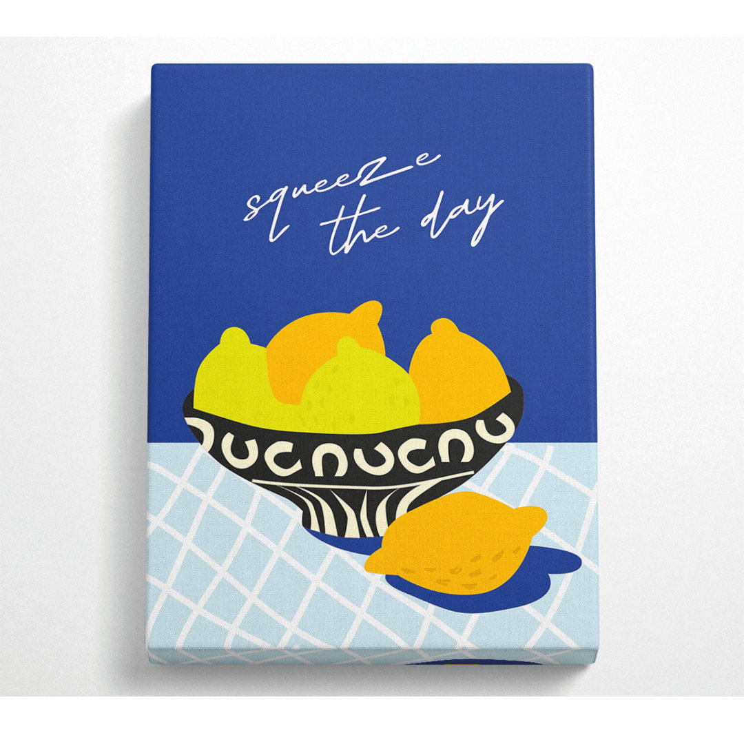 Squeeze The Day Lemons - Wrapped Canvas Kunstdrucke