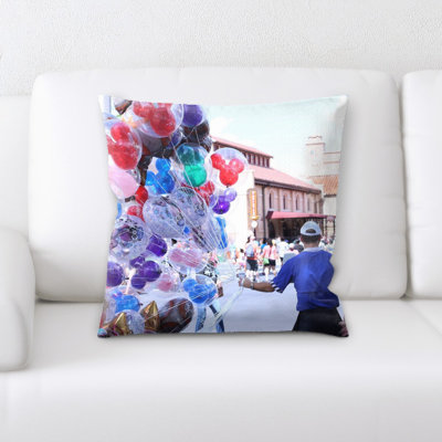 Microsuede Reversible Throw Pillow