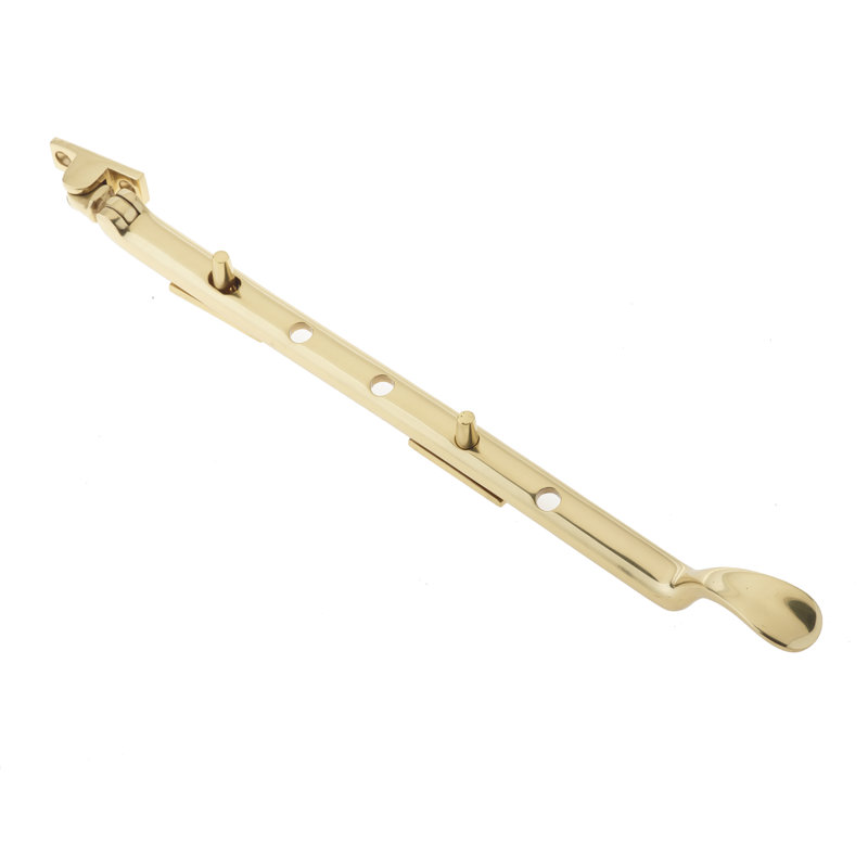 250Mm Db Casement Stay, 30.5cm H x 1.5cm W x 2.2cm D, Polished Brass