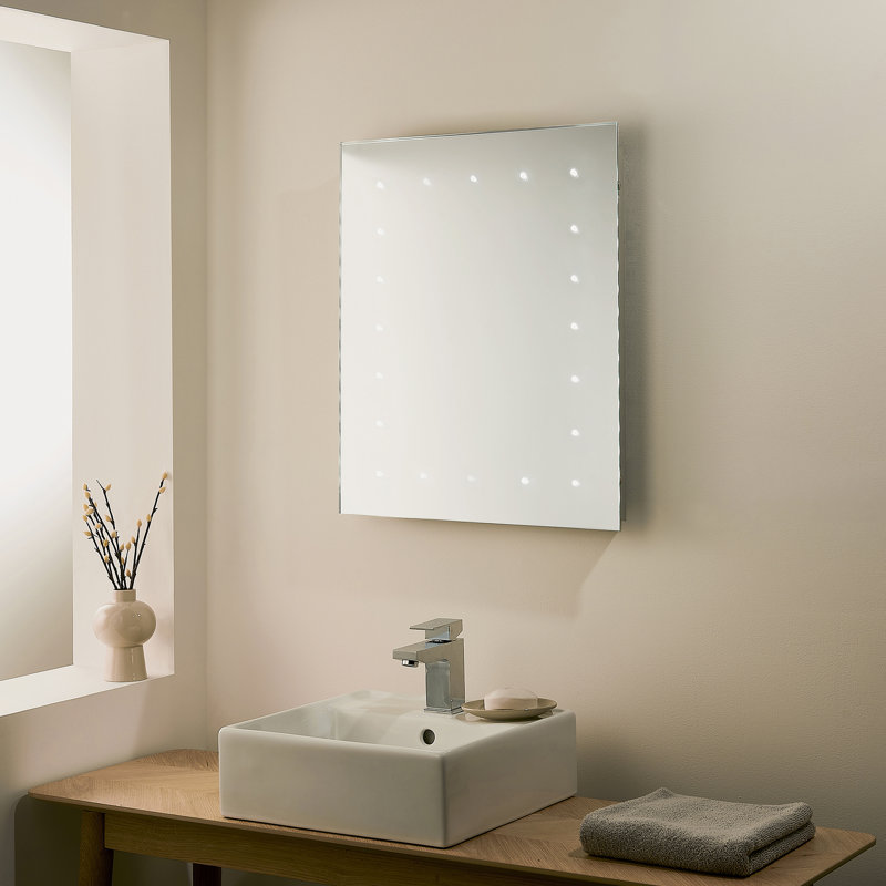 Toba Lighted Wall Mounted Bathroom/Vanity Mirror